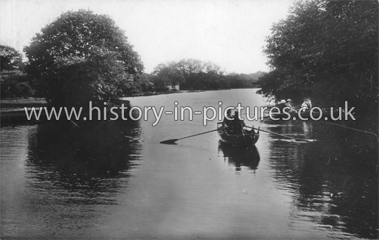 Connaught Waters, Chingford, London, London. c.1915.